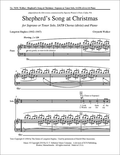 G. Walker: Shepherd's Song at Christmas