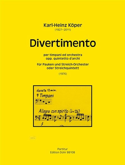 K. Köper: Divertimento (Part.)