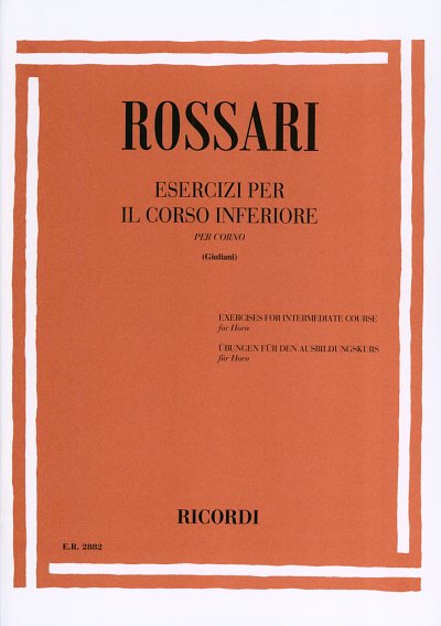 G. Rossari: Esercizi Per IL Corso Inferiore, Hrn