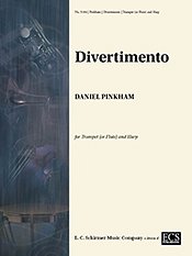 D. Pinkham: Divertimento for Trumpet and Harp (Pa+St)