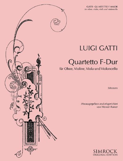 G. Luigi: Quartetto F-Dur , ObVlVaVc (Stsatz)