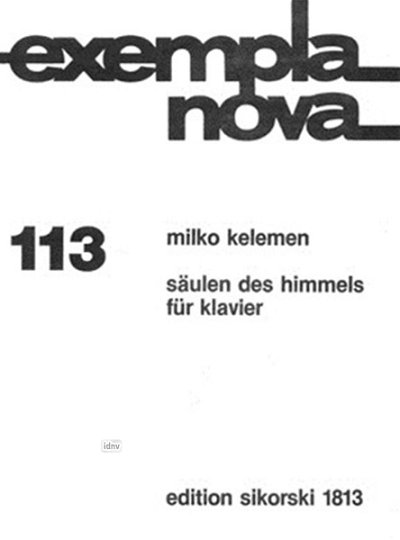 M. Kelemen: Saeulen Des Himmels Exempla Nova 113