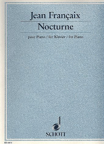 J. Françaix: Nocturne , Klav