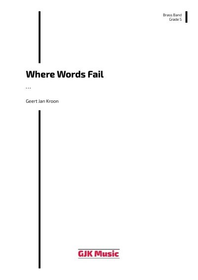 G.J. Kroon: Where Words fail
