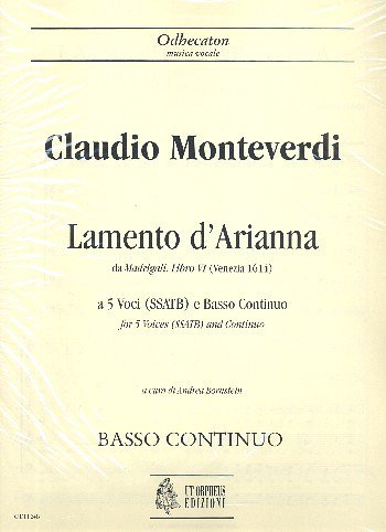 C. Monteverdi: Lamento d’Arianna