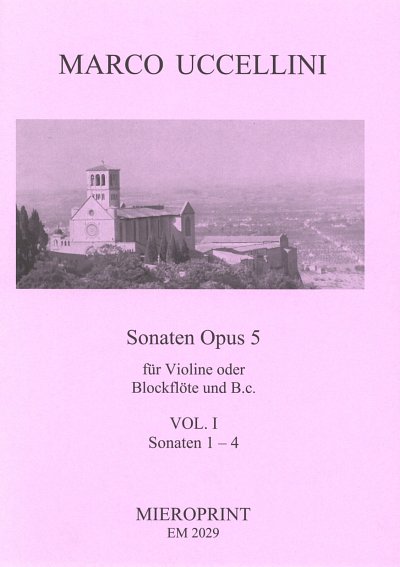 M. Uccellini: Sonaten op. 5/1-4, Vl/BflBc (KlavpaSt)