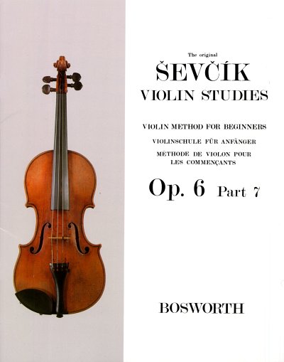 O. _ev_ík: Violinschule für Anfänger op. 6/7, Viol