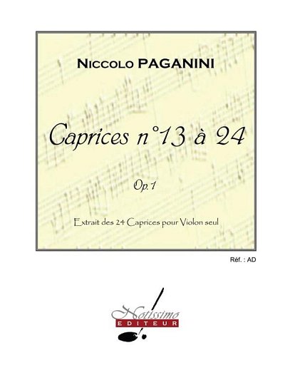 N. Paganini: 24 Caprices, Viol