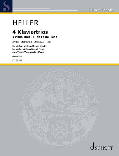 DL: B. Heller: 4 Klaviertrios, VlVcKlv (Pa+St)