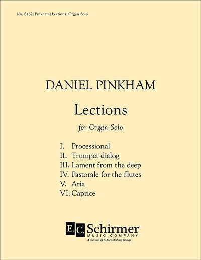D. Pinkham: Lections, Org