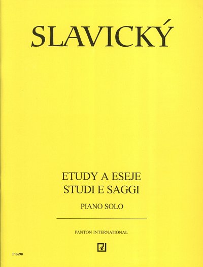 K. Slavický: Etüden und Essays , Klav