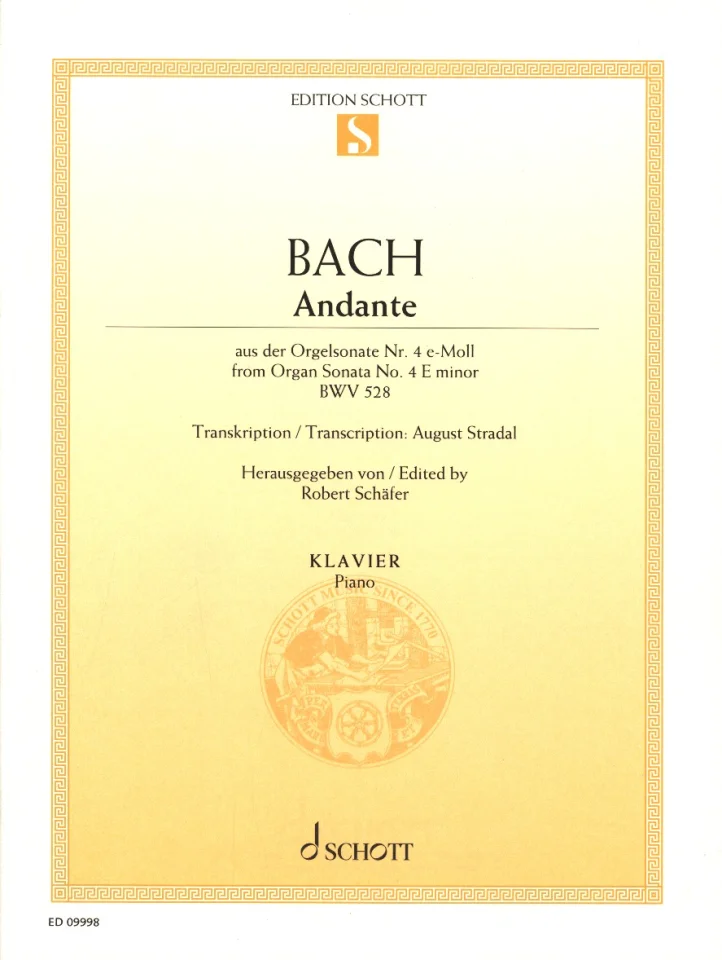 J.S. Bach: Andante, Klav (0)
