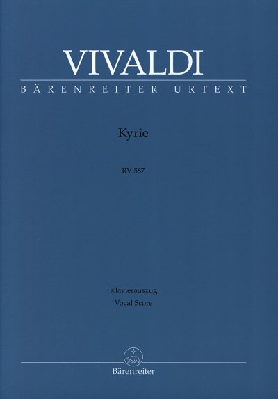 A. Vivaldi: Kyrie RV 587, 2GchStrBc;Ge (KA)