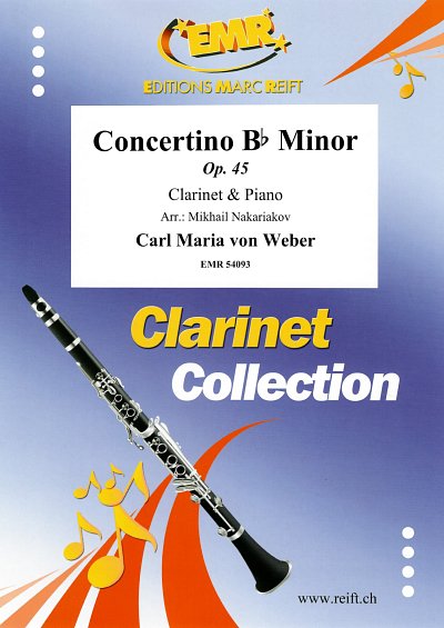 C.M. von Weber: Concertino Bb Minor, KlarKlv