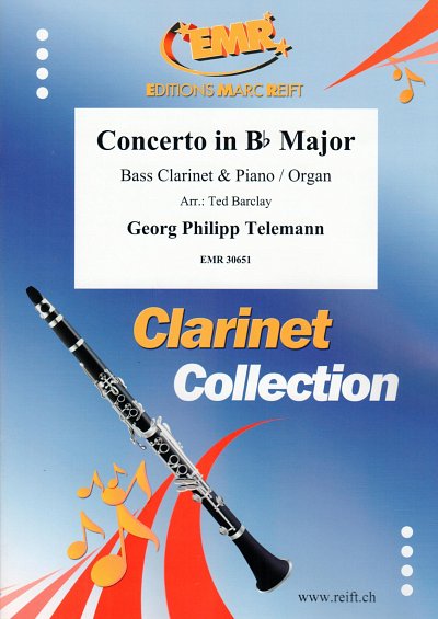 G.P. Telemann: Concerto In Bb Major, BassklarKlav