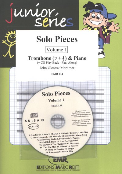 J.G. Mortimer: Solo Pieces 1, Pos;Klav (+CD)