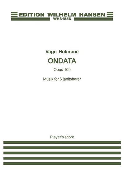 V. Holmboe: Ondata Op. 109, Perc (Part.)