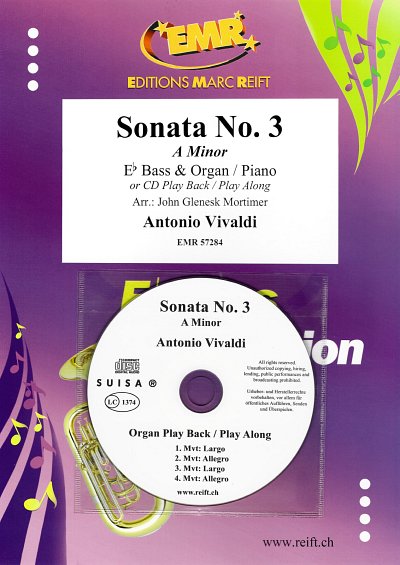 DL: A. Vivaldi: Sonata No. 3, TbEsKlv/Org