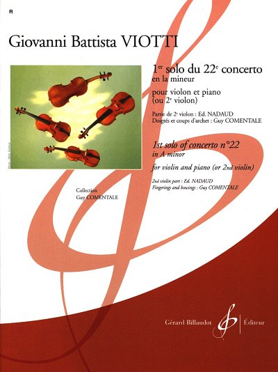 G.B. Viotti: 1Er Solo Du 22E Concerto En La Mineur, 2Vl