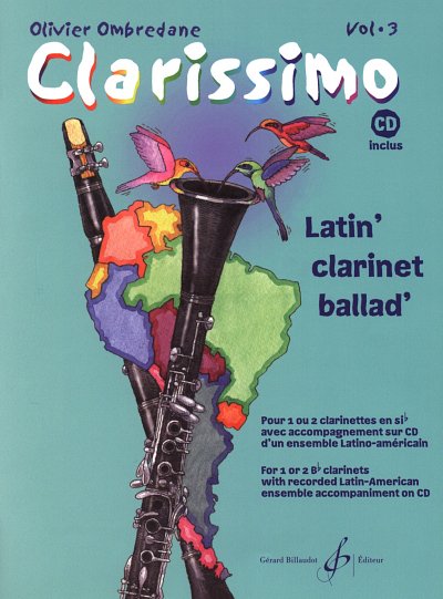 O. Ombredane: Latin' clarinet ballad', 1-2Klar (+CD)