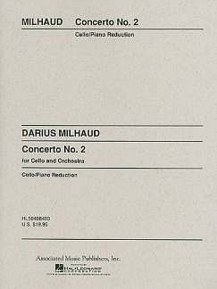D. Milhaud: Concerto No.2 For Cello And O, VcKlav (KlavpaSt)