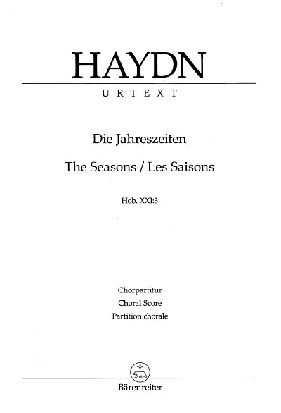 J. Haydn: Die Jahreszeiten Hob. XXI:3, 3GesGchOrch (Chpa)