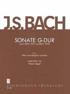 J.S. Bach: Sonate G-Dur für Flöte und obligates Cembalo