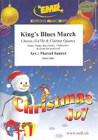 M. Saurer: King's Blues March, Gch4Klar (Pa+St)
