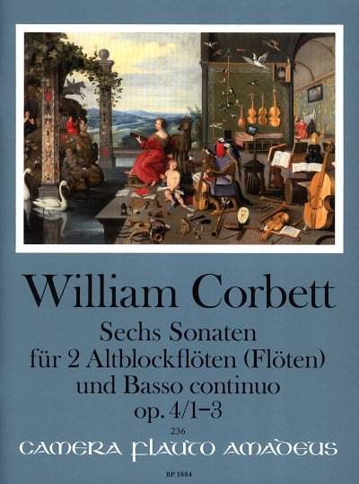 W. Corbett: Sechs Sonaten op. 4, 2AblfBc (KlaPa+St)
