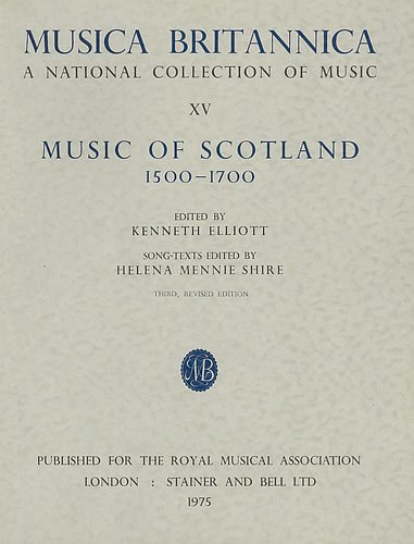 K. Elliot: Music of Scotland 1500-1700, Varens (Part.)