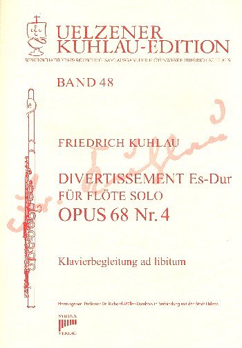 F. Kuhlau: Divertissement Es-Dur op. 68/, Fl;Klav (KlavpaSt)