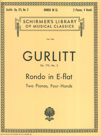 C. Gurlitt: Rondo in Eb, Op. 175, No. 2 (set), Klav4m (Sppa)