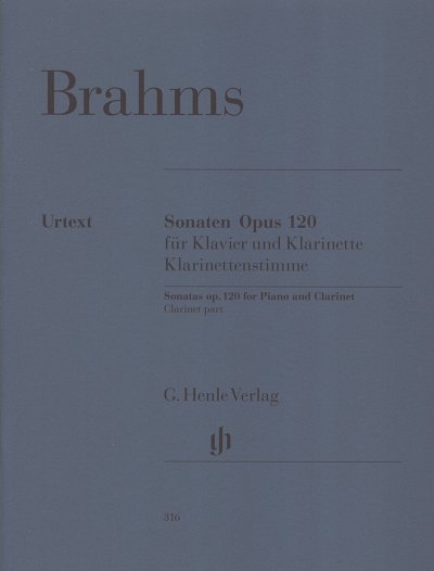 J. Brahms: Sonaten op. 120, KlarKlv (Klar)