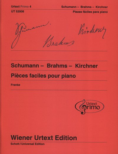 R. Schumann: Pièces faciles pour piano avec conseils p, Klav