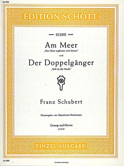 DL: F. Schubert: Am Meer / Der Doppelgänger, GesMKlav