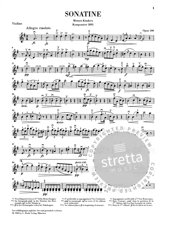 A. Dvo_ák: Sonatine für Klavier und Violine G-Dur op, VlKlav (4)