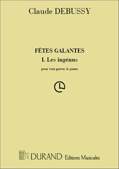 C. Debussy: Les Ingénus - N° 1 des Fêtes , GesTiKlav (Part.)