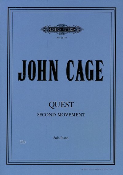 J. Cage: Quest (2nd Movement) (1935)