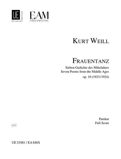 K. Weill: Frauentanz op. 10 
