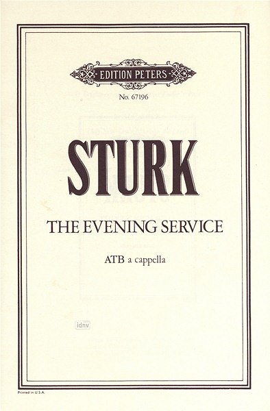 Sturk Stephen: Evening Service