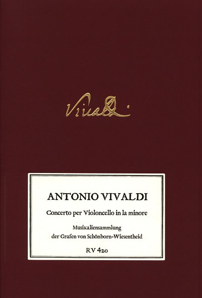 A. Vivaldi: Concerto per Violoncello in la minore, VcStrBc