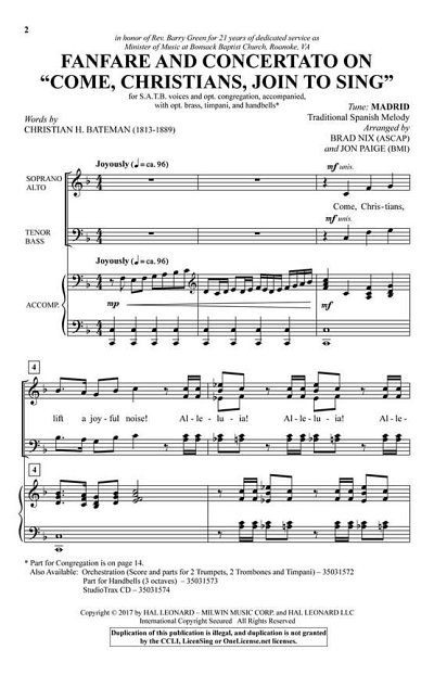 Fanfare and Concertato, Ch (CD)