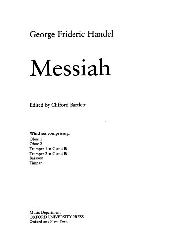 G.F. Händel: Messias