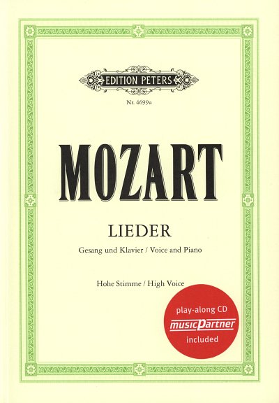 W.A. Mozart: Lieder, GesHKlav (KlavpaCD)