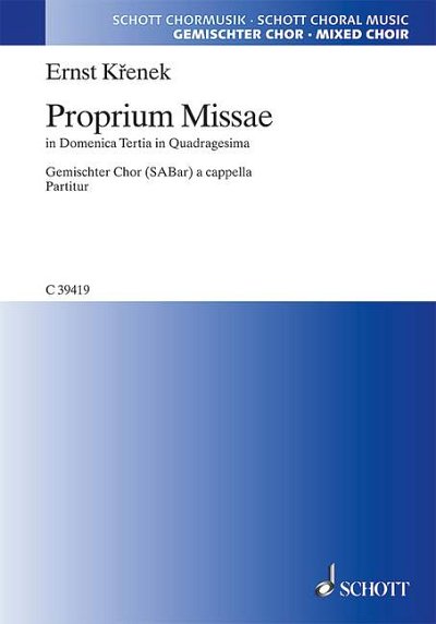 DL: E. Krenek: Proprium Missae, Gch3 (Chpa)