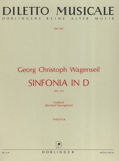 G.C. Wagenseil: Sinfonia D-Dur op. WV374 WV 374