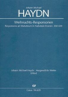 M. Haydn: Weihnachts-Responsorien (Org)