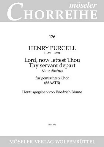 H. Purcell: Lord, now lettest Thou Thy servant , Gch6 (Chpa)
