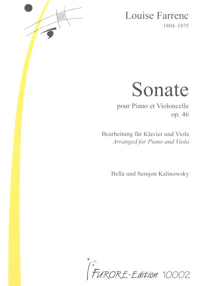 L. Farrenc: Sonate B-Dur op. 46, VaKlv (Pa+St)