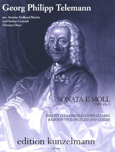 G.P. Telemann: Sonata e-Moll, Fag/VcGit (Pa+St)